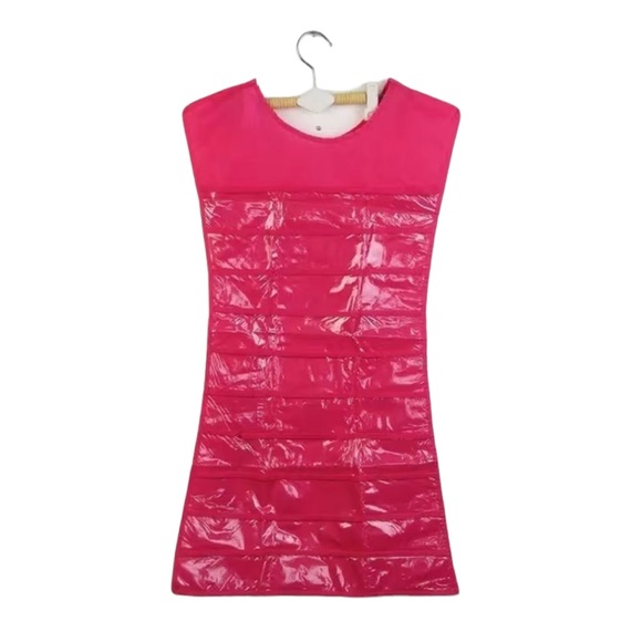 Pink Dress Silhouette Jewelry Storage Holder - Picture 1 of 4